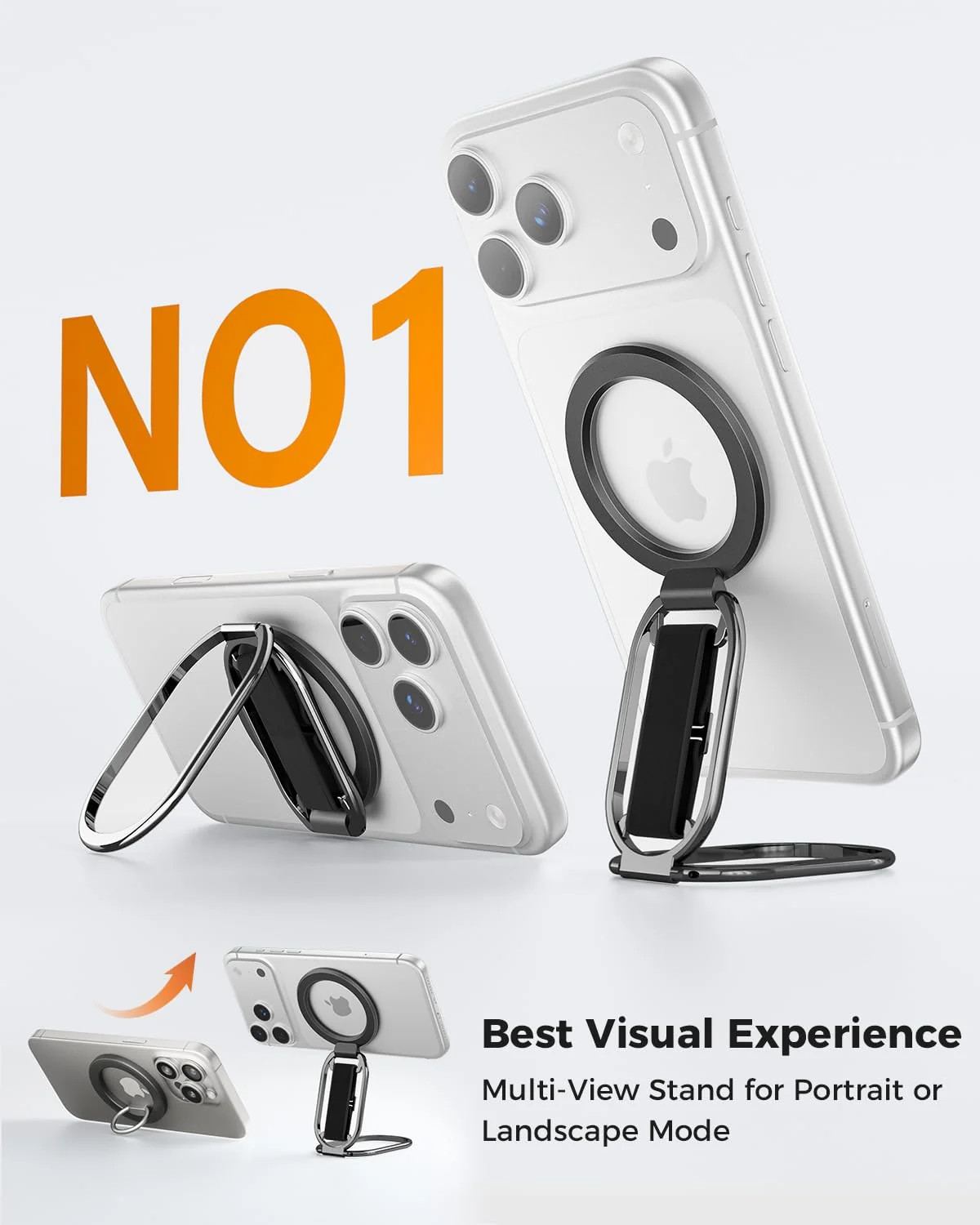 SUPERONE for MagSafe Phone Grip Kickstand Magnetic Phone
