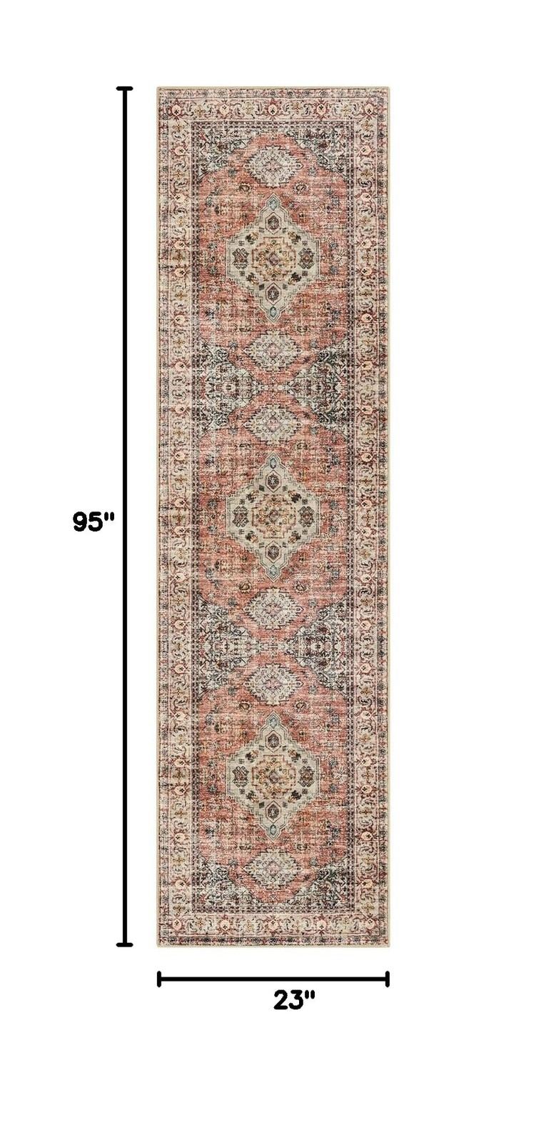 Lahome Oriental Kitchen Runner Rug Non Slip 2x8 Runners for