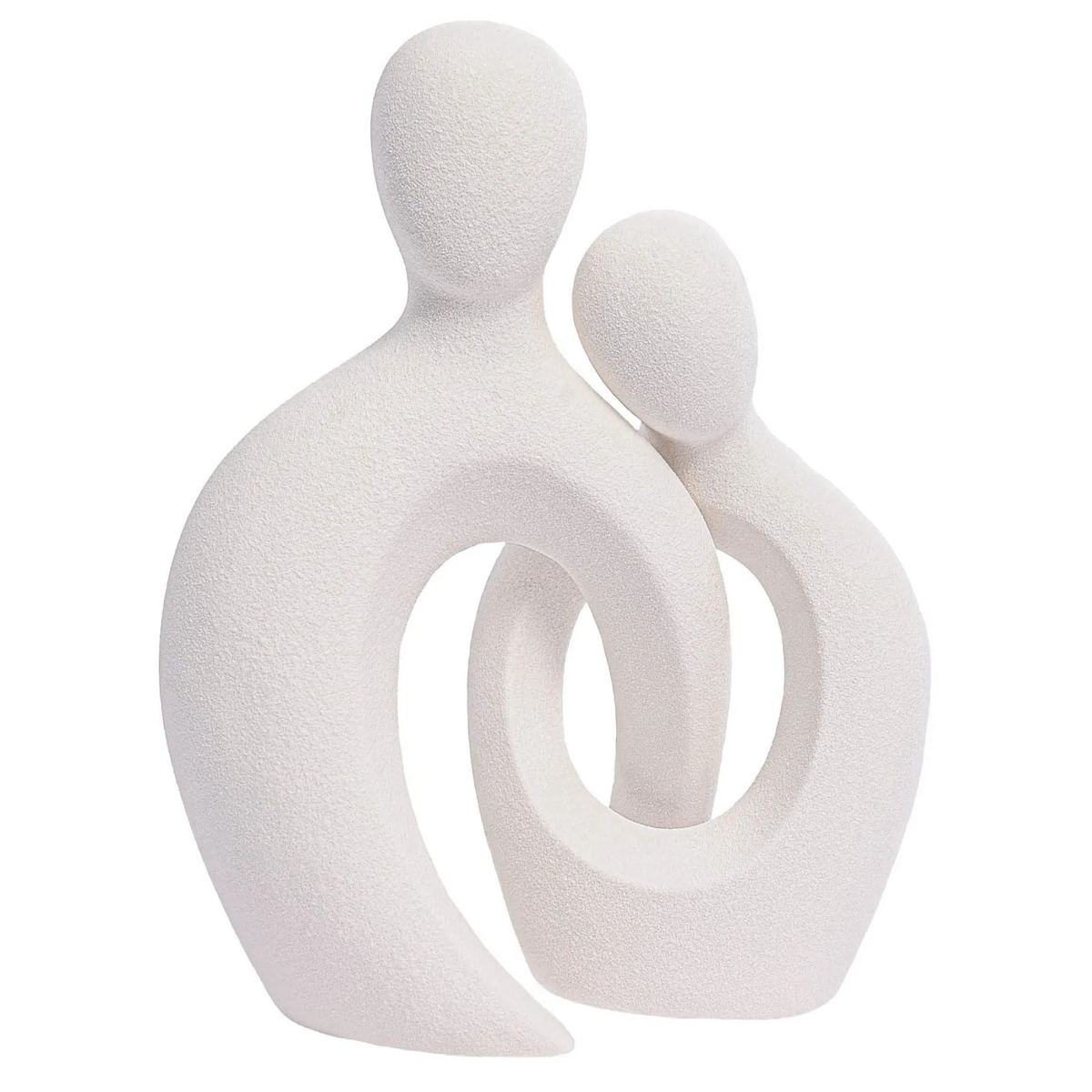 Ceramic Couple Statues for Home Decor Abstract Lover
