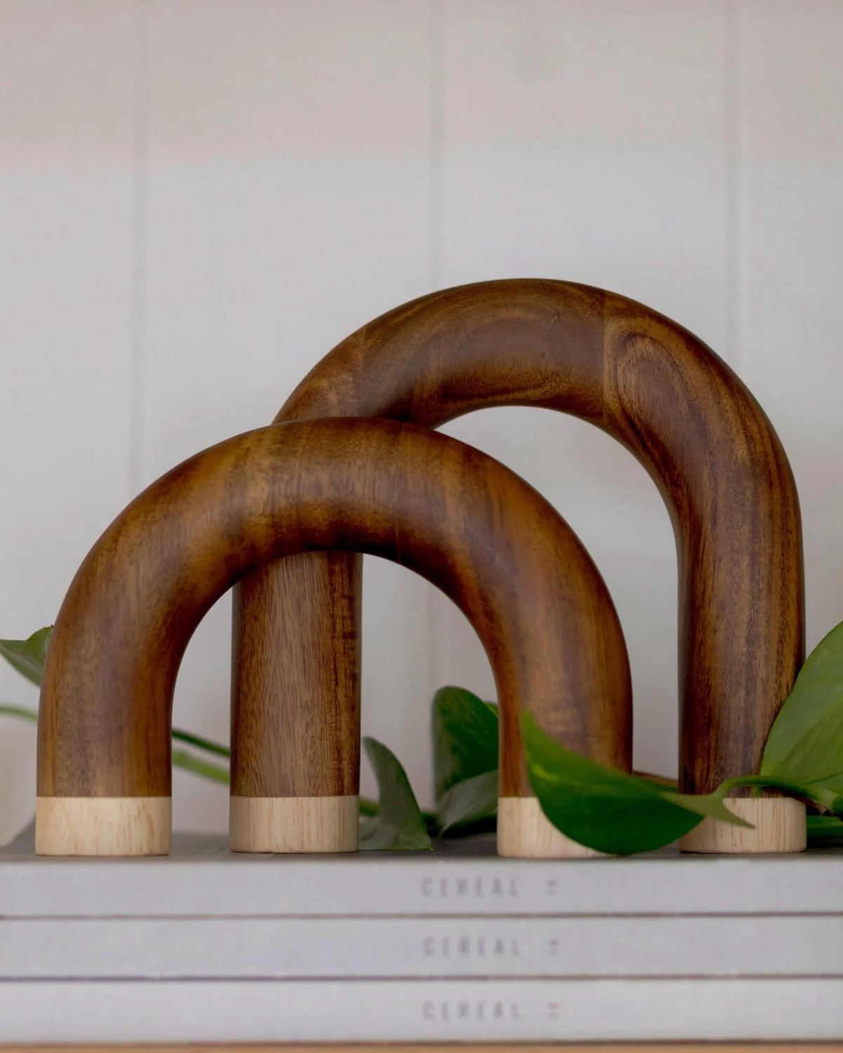 Wood Arch Decorative Objects