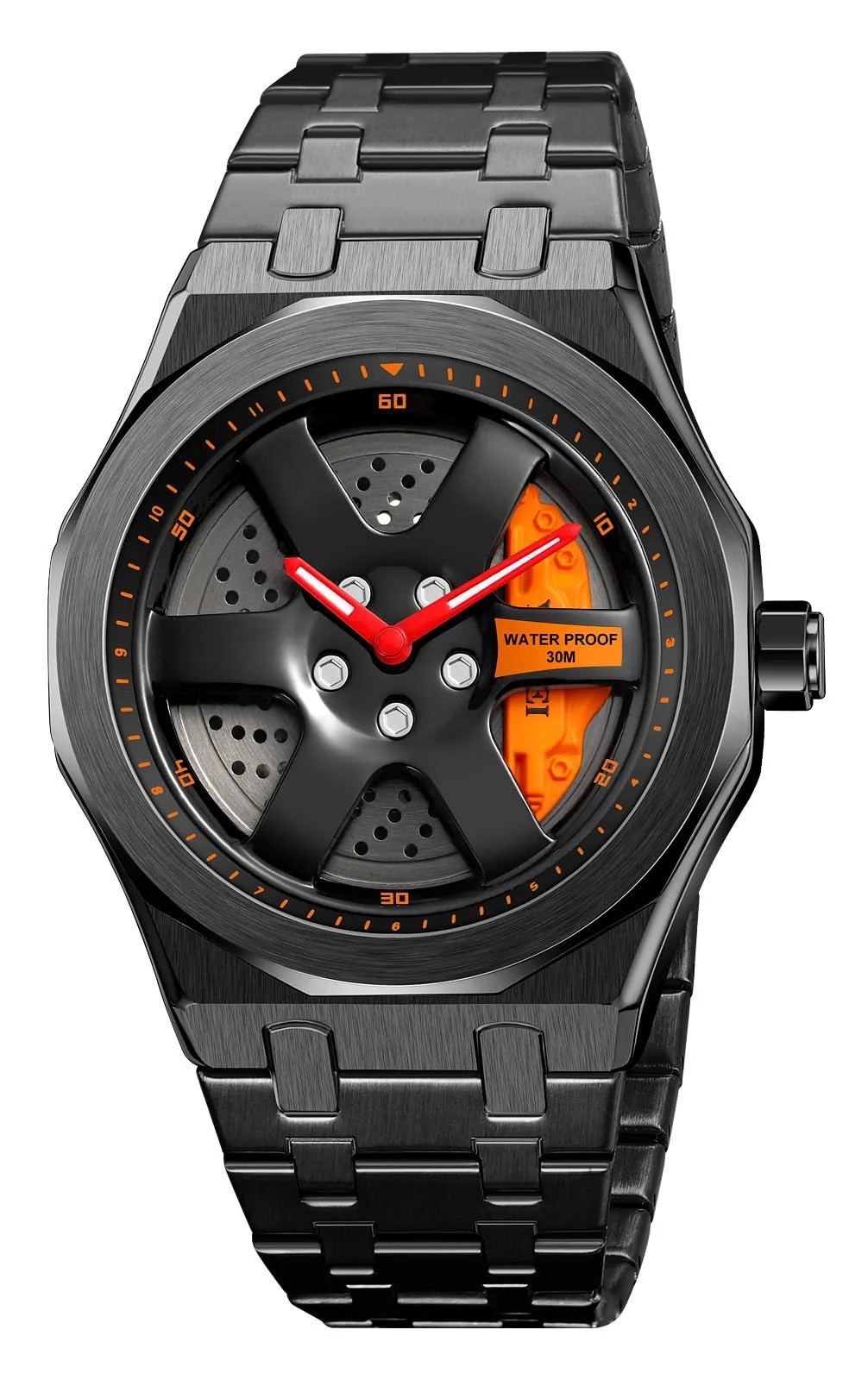 FANMIS Men Unique Car Wheel Watches Creative Waterproof