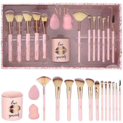 15pc Pro Beauty Brush Set