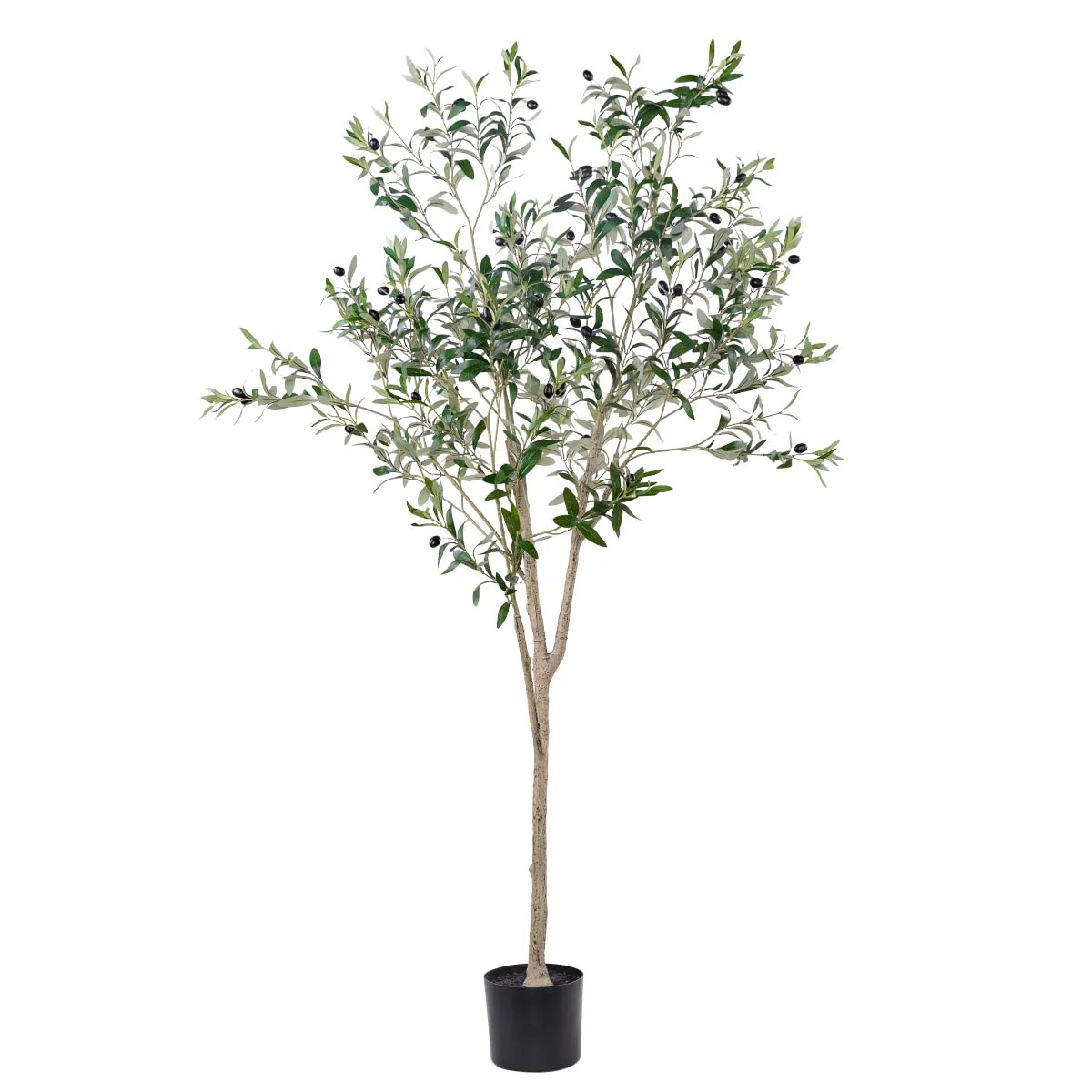 6FT Artificial Olive Tree Indoor for Living Room Decor with