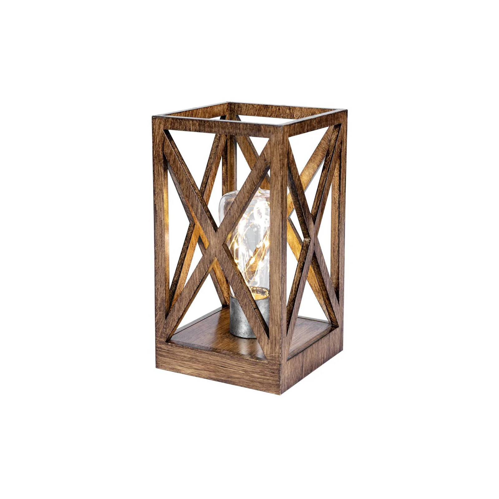 WINGBO Retro Battery Powered Table Lamps Battery Operated