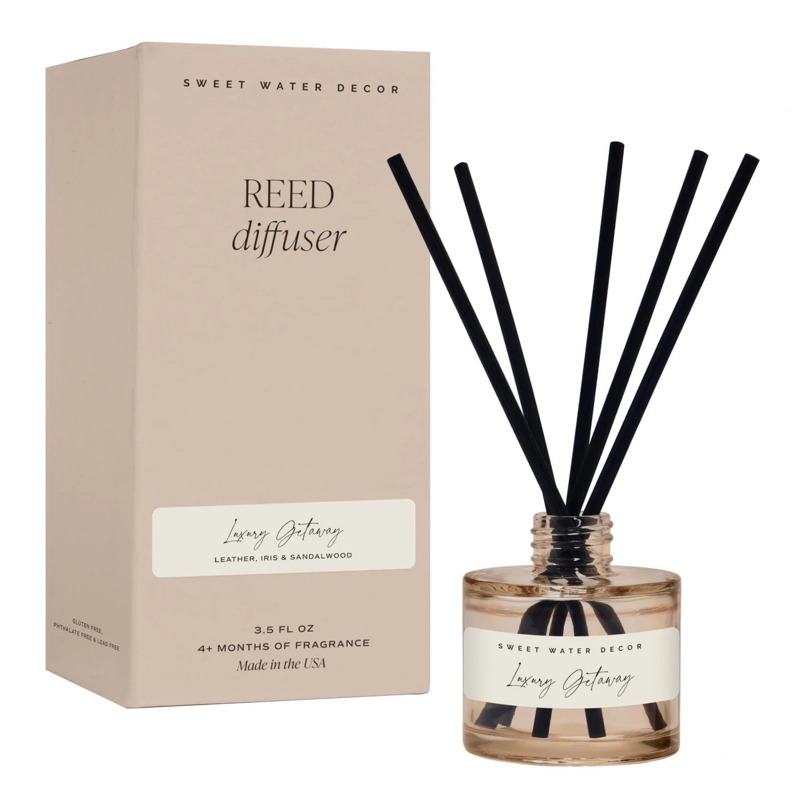 Sweet Water Decor Luxury Getaway Reed Diffuser Hotel Scent