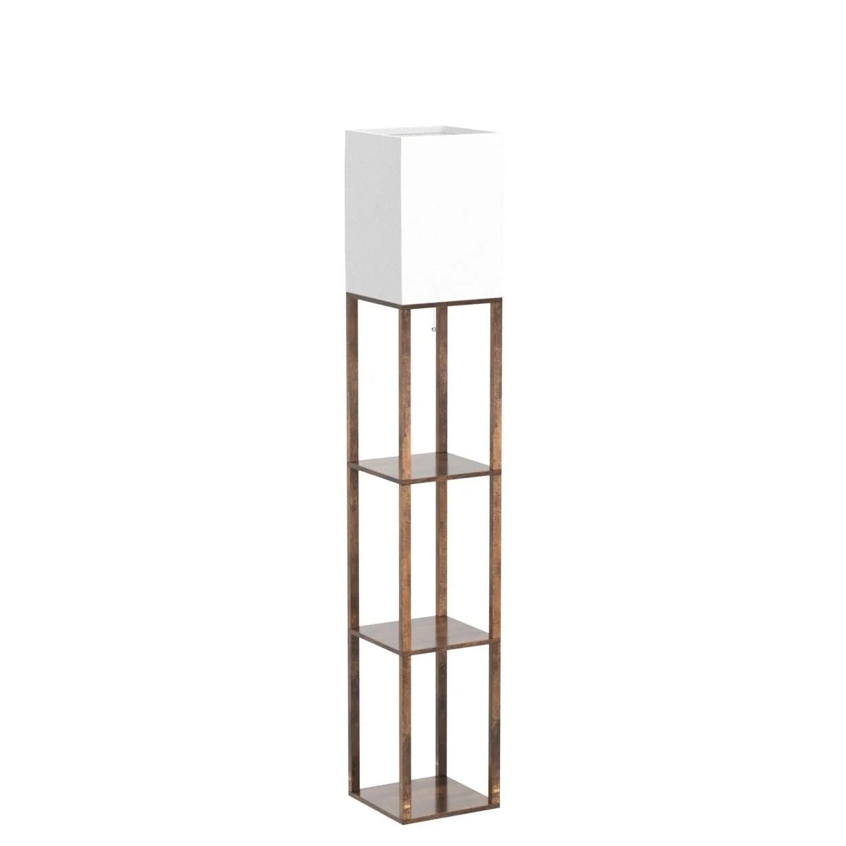 Floor Lamp with Shelves Modern Shelf Lamp for Display