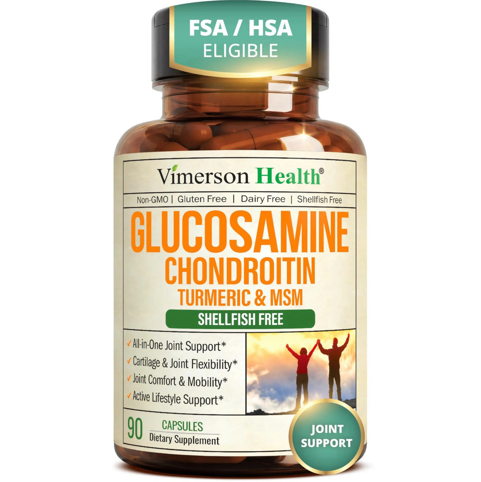 Glucosamine Chondroitin MSM Joint Support Supplement for