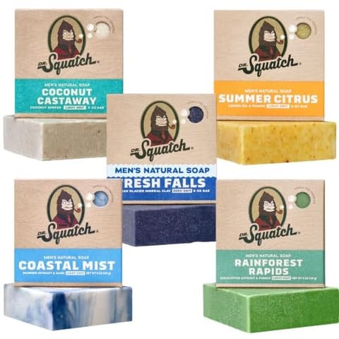 Dr Squatch Natural Men s Bar Soap Body Soap Bar