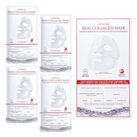 Real Collagen Mask 500DA Collagen Hydrogel Face Mask Pack of