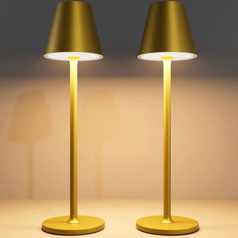 Timjorman 2 Pack Cordless Table Lamps