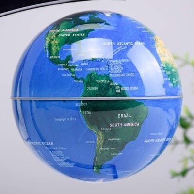Magnetic Levitation World Globe with LED