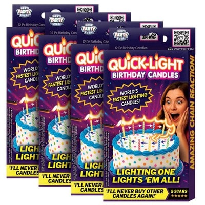 Birthday Candles Quick Light Chain Reaction