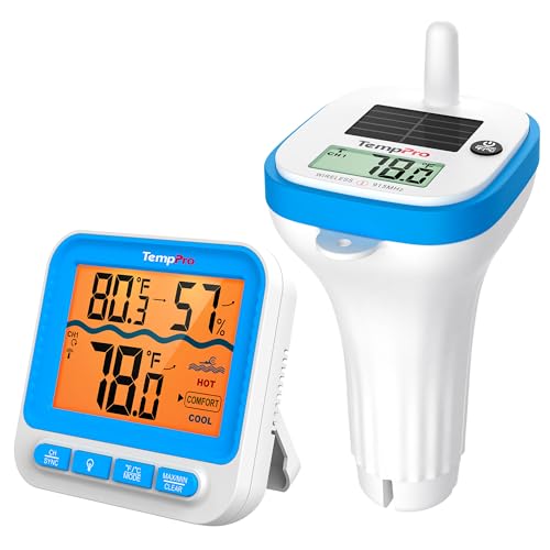 Solar Pool Thermometer Floating
