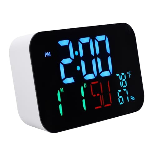 Luocute WiFi Smart Clock Weather Station Alarm Date Day