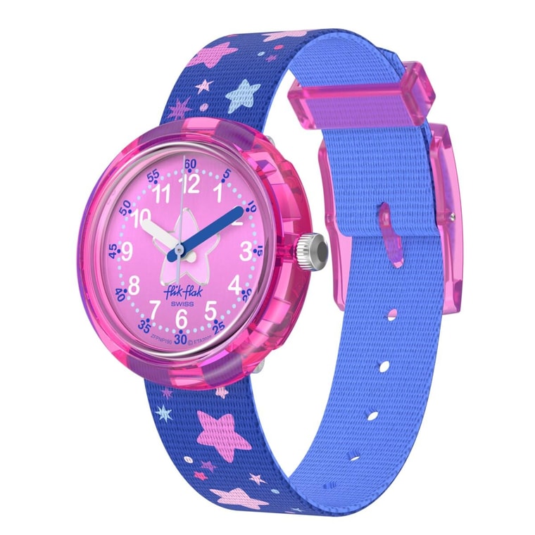 Flik Flak Girls Kids Watch Casual Blue Bio sourced Quartz