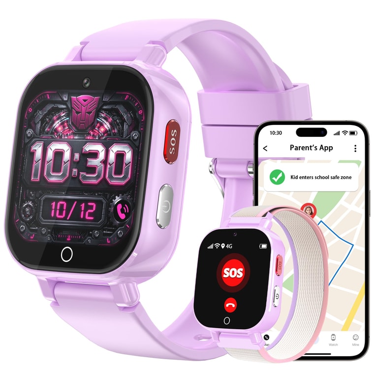 4G Kids Smart Watch for Kids with GPS Tracker Phone Watch