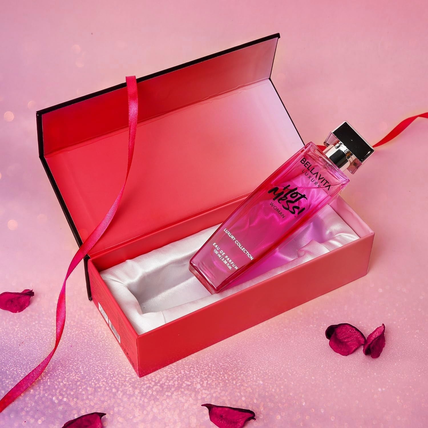 BellaVita Hot Mess perfume for women, 100ml Eau de Parfum bottle with elegant design, luxury fragrance by Bella Vita Luxury.