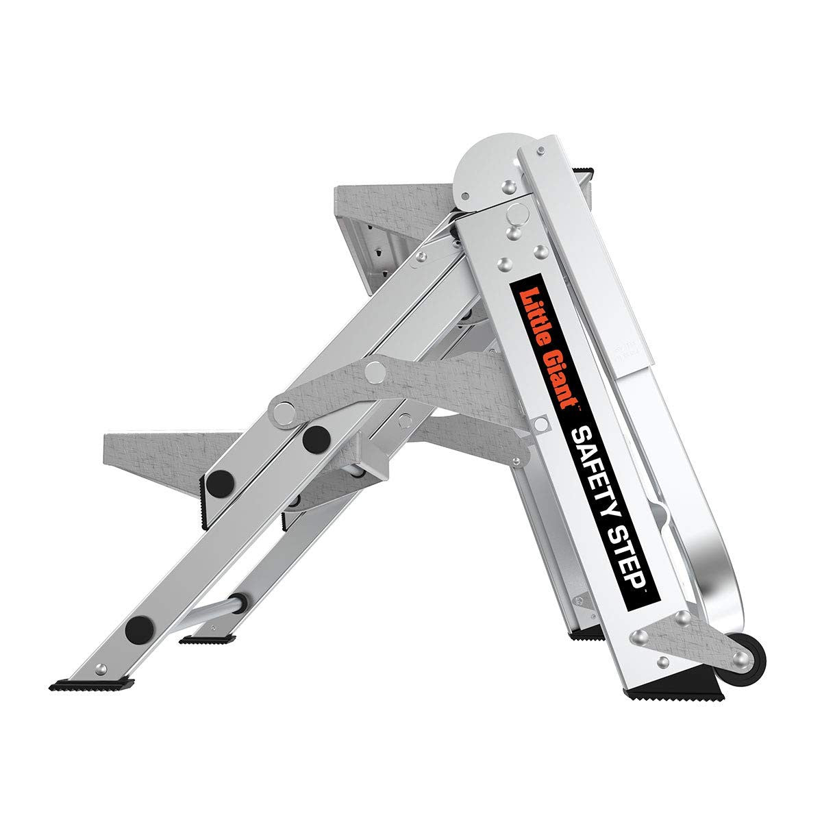 Little Giant Safety Step 2-step aluminum step stool, 2-foot Type 1A ladder for home or professional use