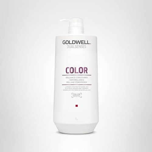 Goldwell Dualsenses Bond Pro Fortifying & Strengthening Conditioner 1L bottle with gold and black label, standing upright.