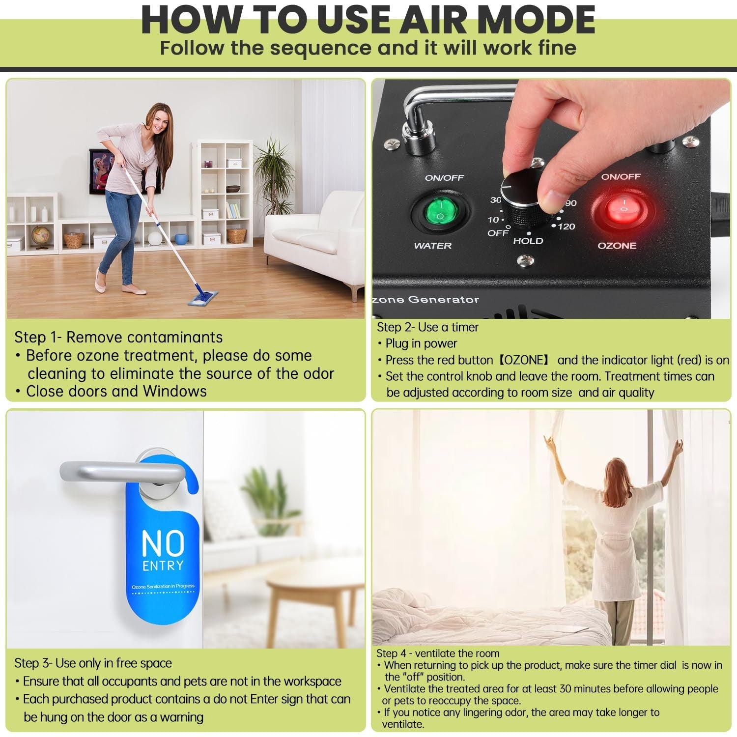 Medvoe 0Zone ozone air purifier for home and car, generating ozone to improve air quality and eliminate odors.
