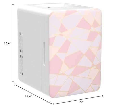 Cooluli 10L mini fridge for bedroom, car, or office, featuring compact design, portable 12V cooling for dorm rooms and travel.
