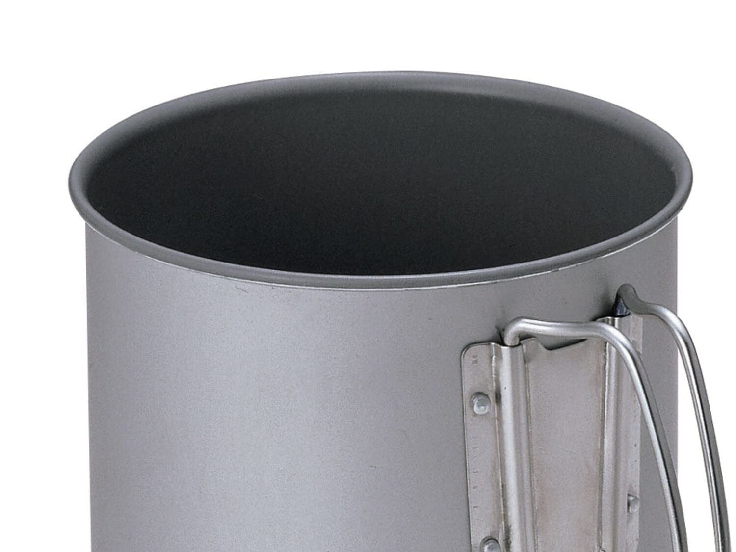 Snow Peak Trek 1400 aluminum cookset with pots, pans, and utensils for camping and outdoor cooking.