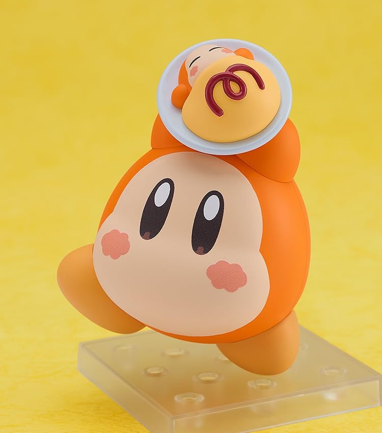 Kirby Café Waddle Dee Nendoroid action figure by Good Smile Company, featuring a cute, stylized Waddle Dee character with detailed accessories.