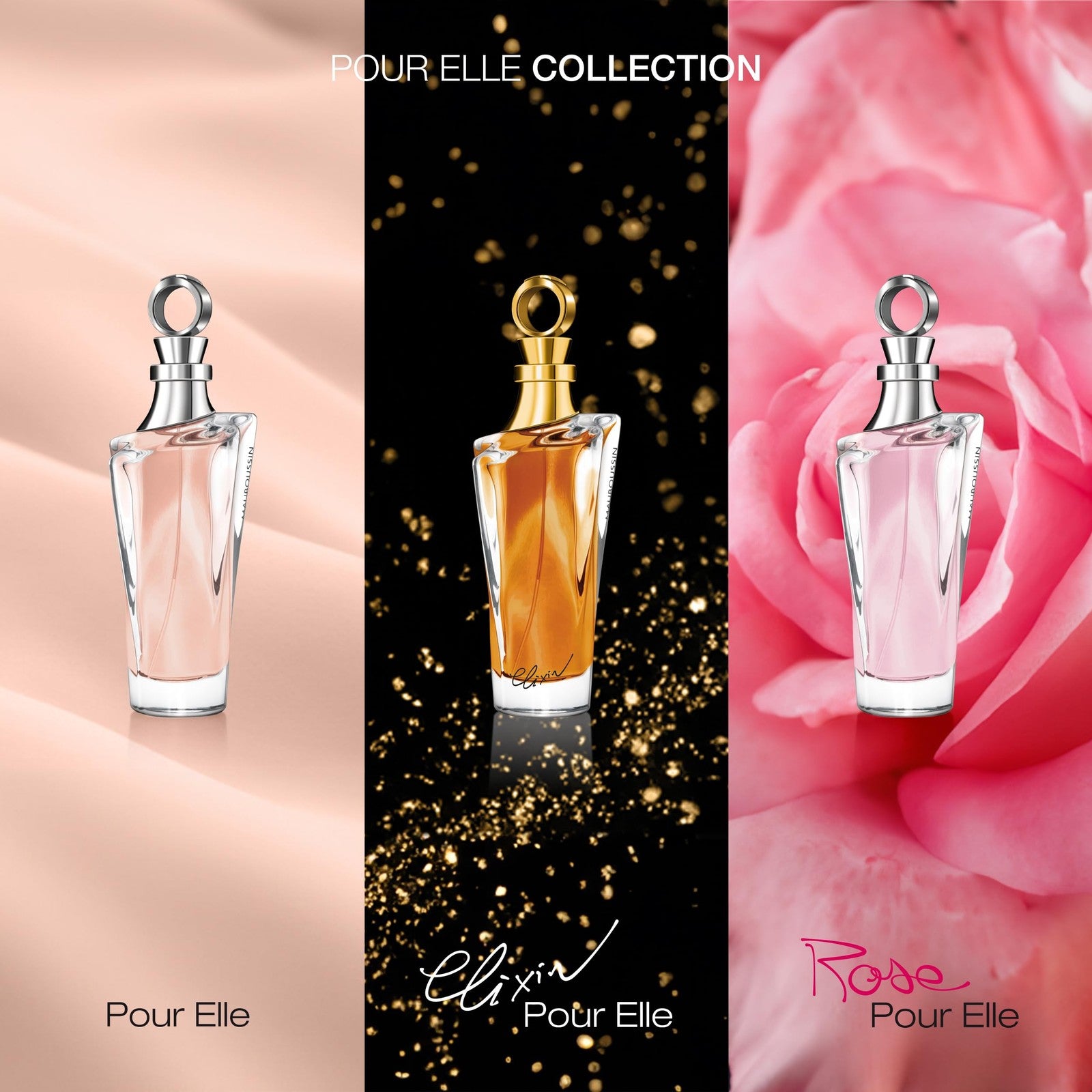 Mauboussin Pour Elle floral eau de parfum for women, 100ml bottle with elegant floral design visible in the image.