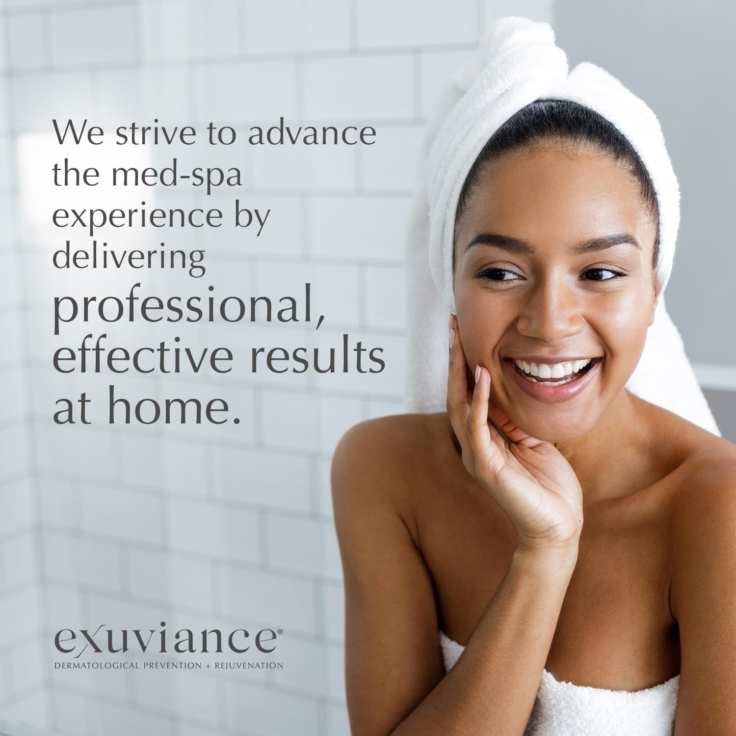 EXUVIANCE 3-in-1 Clarifying Anti-Aging Cleanser with Salicylic Acid for acne-prone skin, showing the cleanser tube and ingredients.