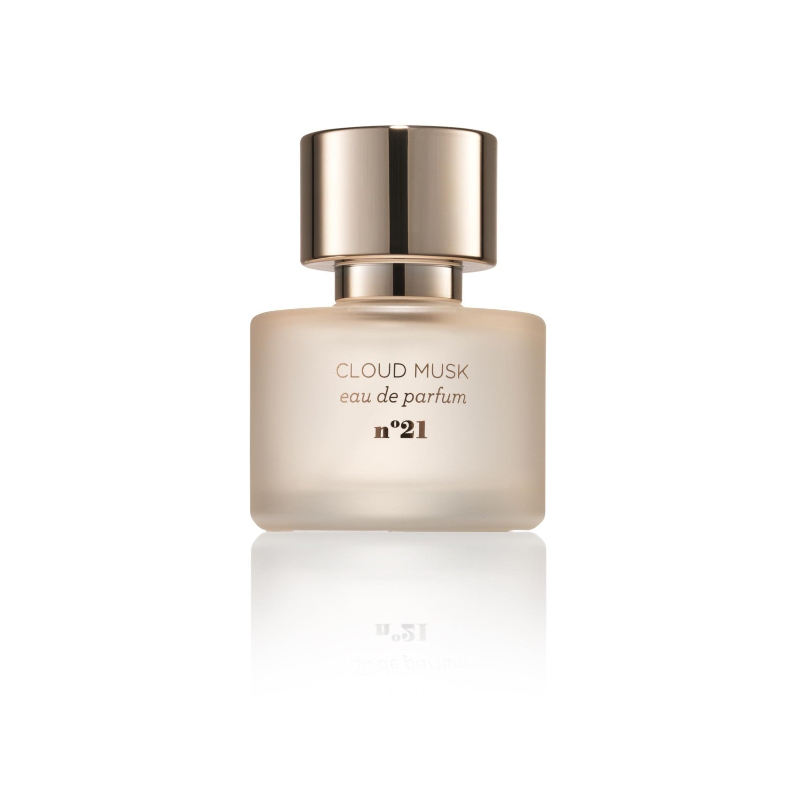 MIX:BAR Cloud Musk Eau De Parfum spray bottle for women, 1.7 oz, with sleek packaging and transparent cap.