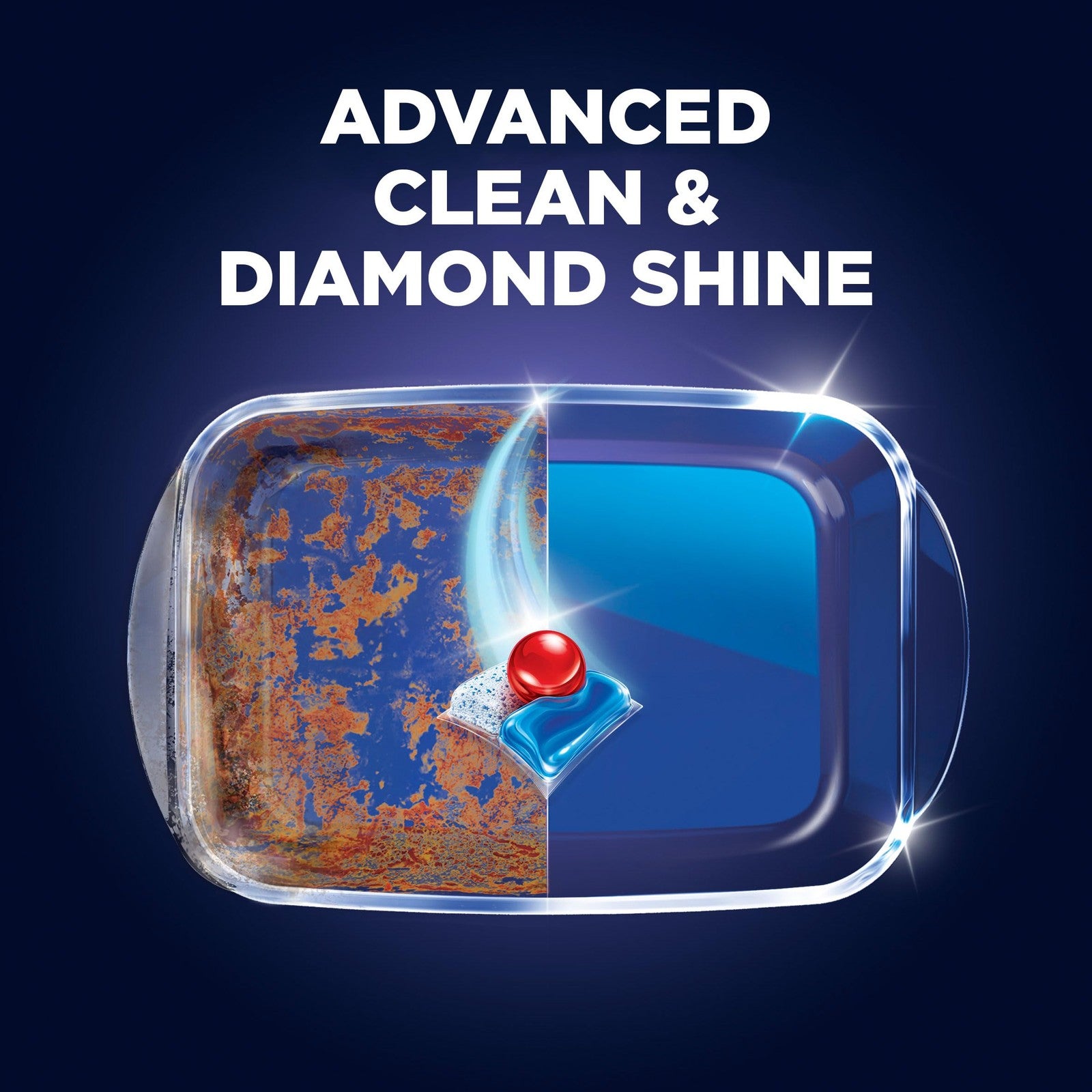 Finish Quantum Infinity Shine dishwasher detergent with Powerball, 70 count, in a box showing the detergent tablets and packaging.