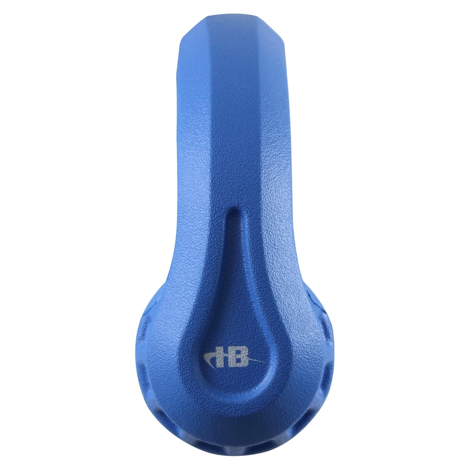 HamiltonBuhl Kid's Flex-Phones TRRS headset in blue with gooseneck microphone, designed for children’s audio and communication needs.
