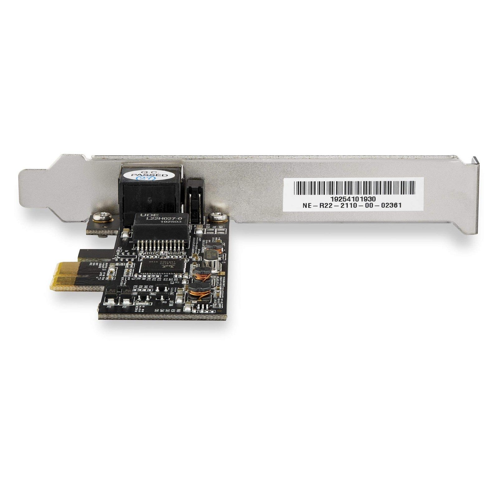 StarTech.com 1-port PCIe network card with 2.5Gbps 2.5GBASE-T Ethernet port, compact PCIe expansion card for high-speed networking