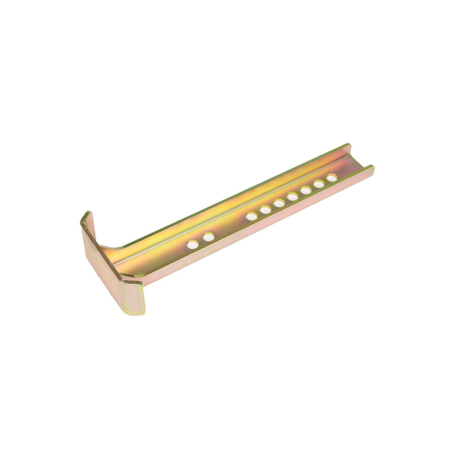 Mr. Snow Plow BOSS STB03220 kickstand leg with straight blade, zinc-plated replacement part for snowplow equipment.