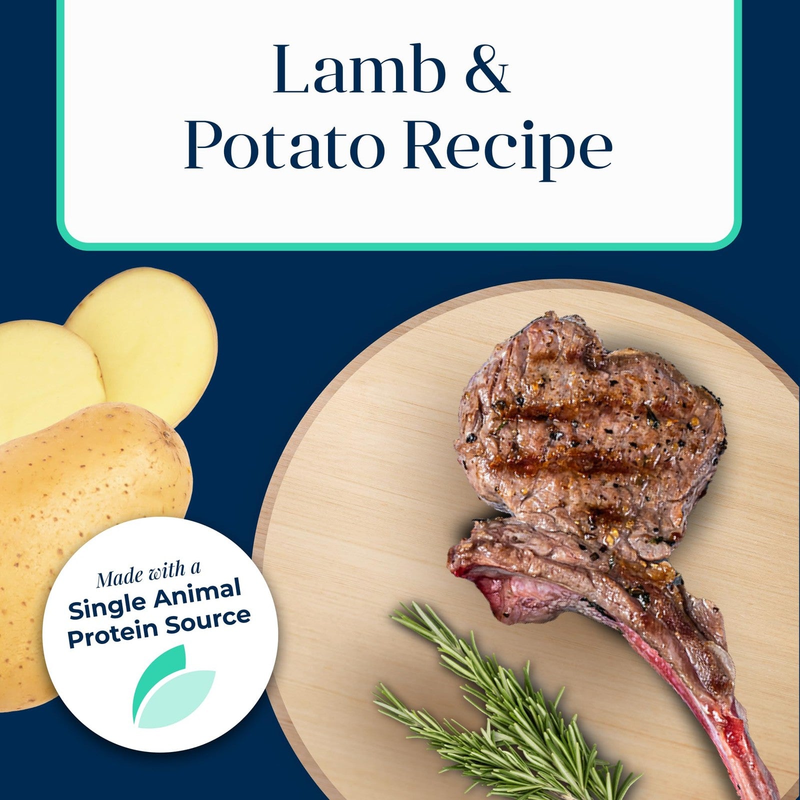 Blue Buffalo Basics grain-free small breed adult dry dog food with lamb and potato, showing kibble in a bowl.