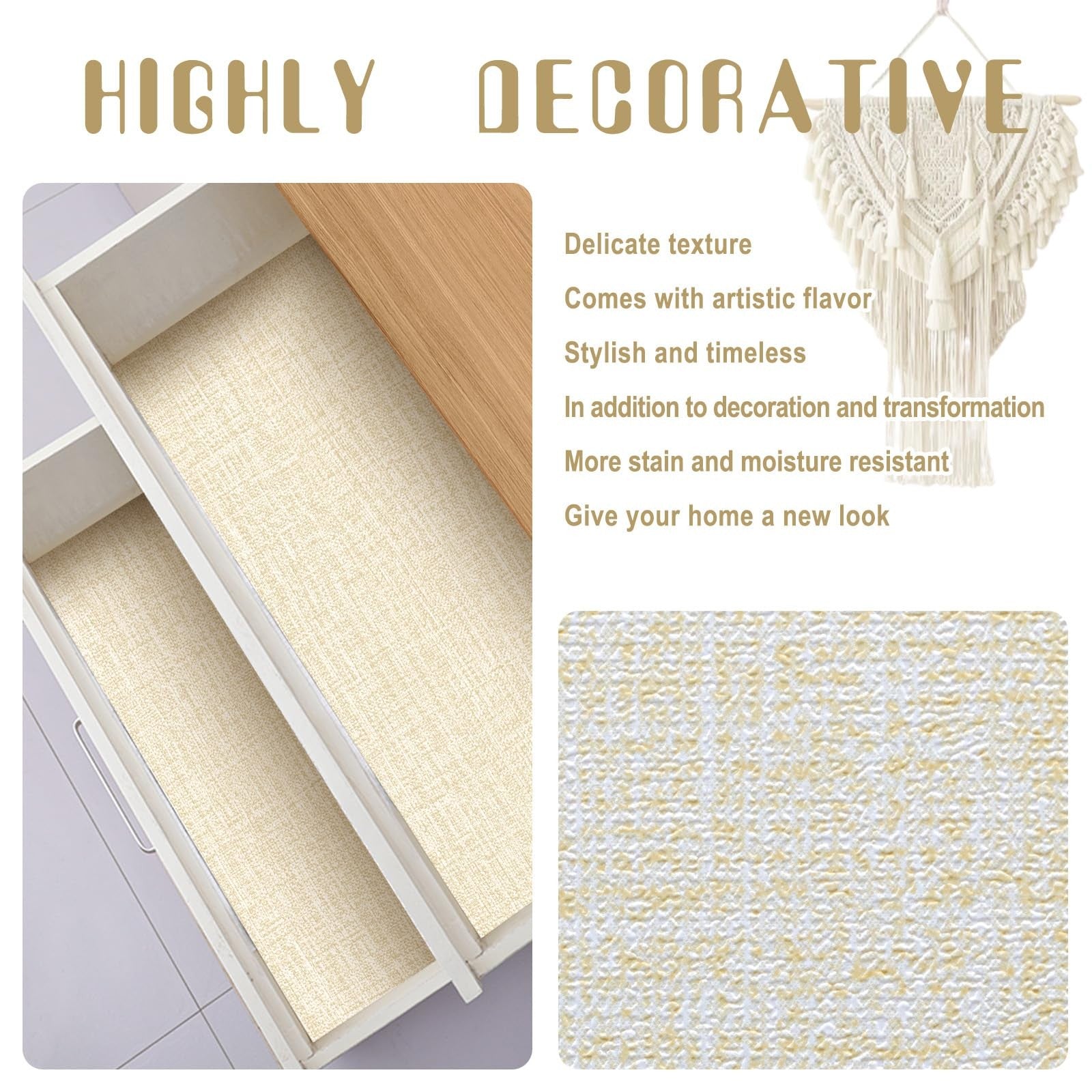 Amiya grasscloth cream wallpaper peel and stick beige faux fabric linen contact paper with textured fabric appearance