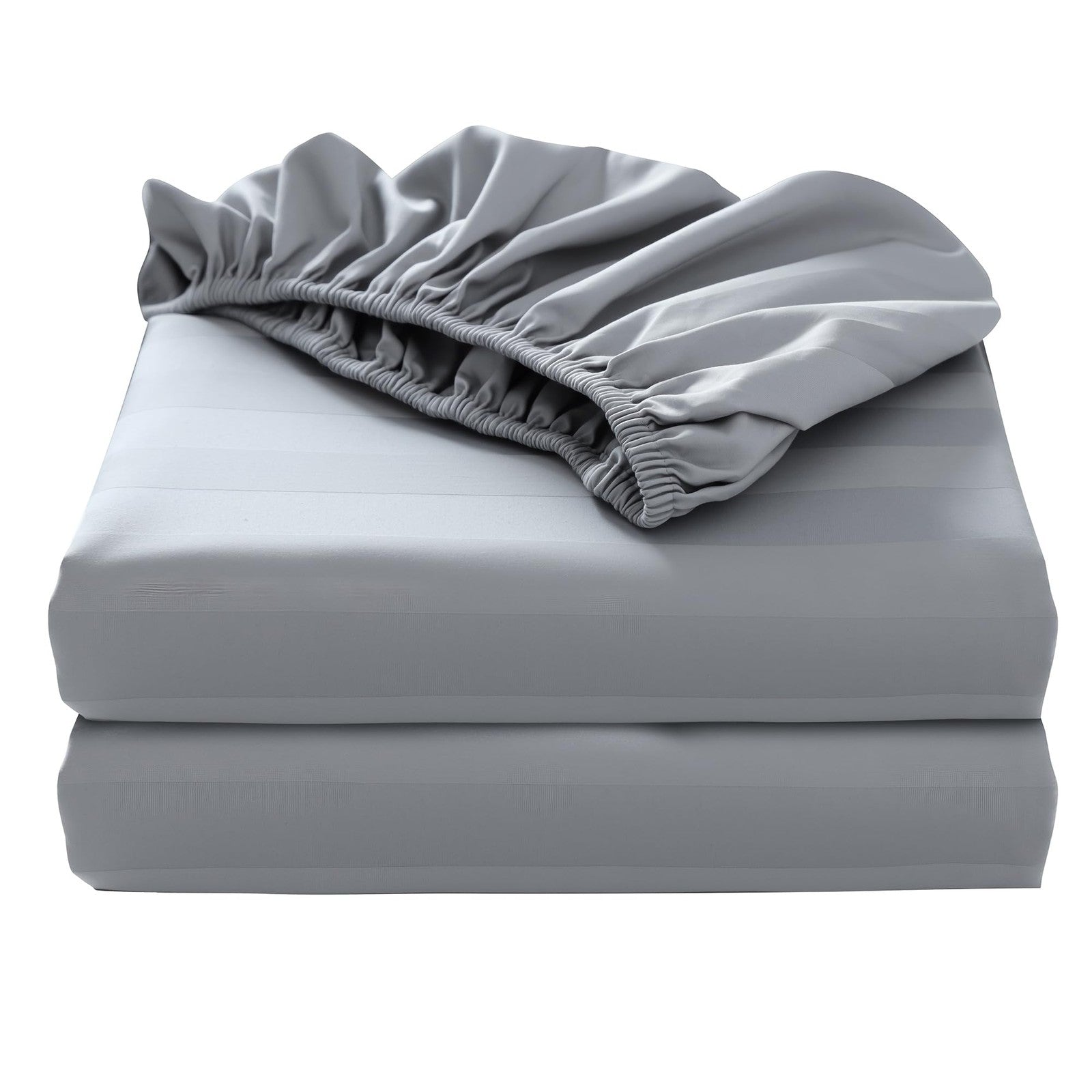 Two full-size fitted sheets from Shunjie.Home in pure cotton with 600 thread count, deep pockets, and Egyptian quality fabric.