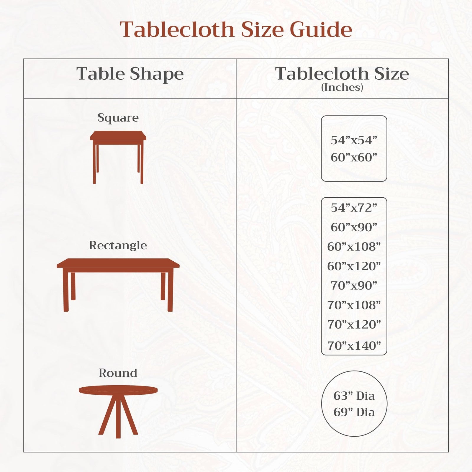 Round Maison d' Hermine cotton table cloth with intricate pattern, 63-inch diameter, perfect for dining tables.