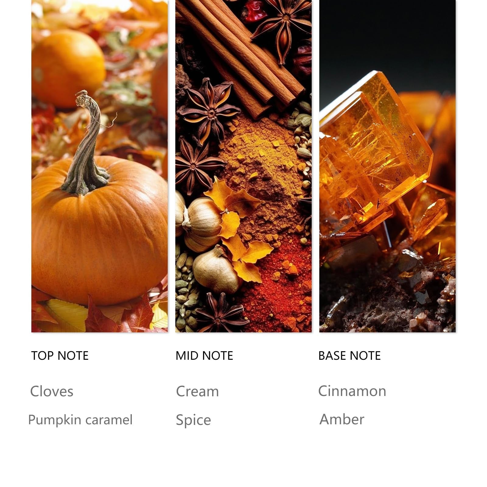Tuqila pumpkin cream essential scent oil in a 120ML bottle, waterless diffuser oil for luxury home fragrance.