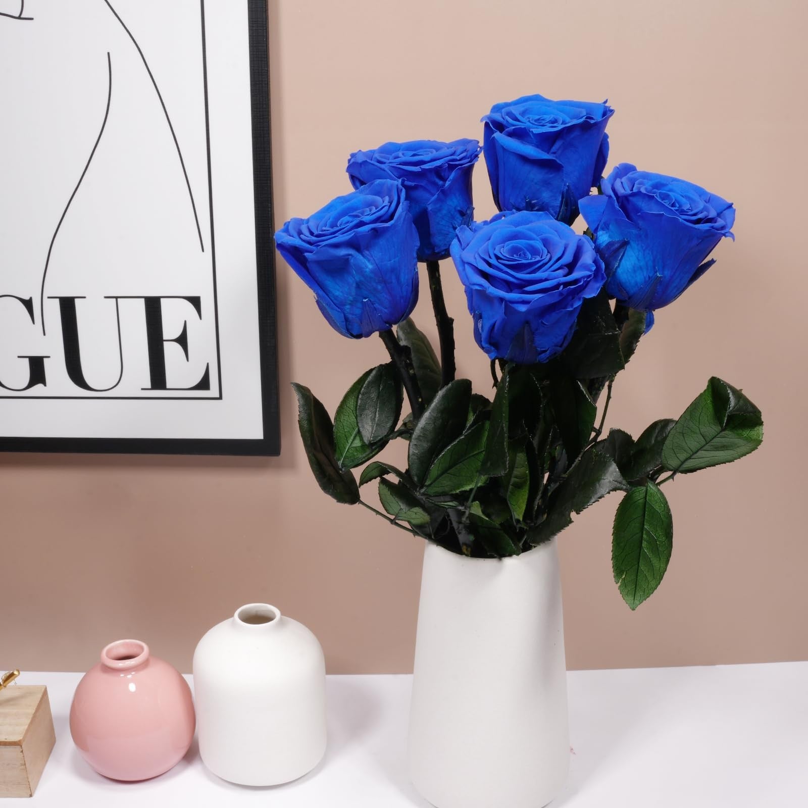 Yamonic preserved flower rose gift for mom or grandma, beautifully arranged for birthdays or special occasions.