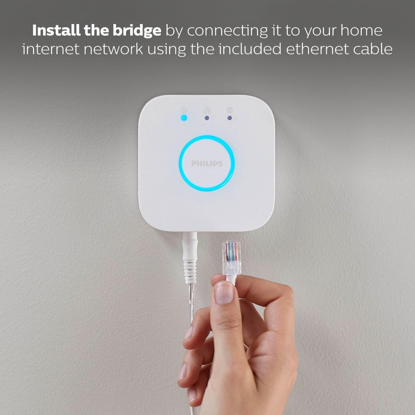 Bluetooth smart lightstrip extension by Philips Hue, 1 meter long, flexible LED strip for customizable smart lighting.