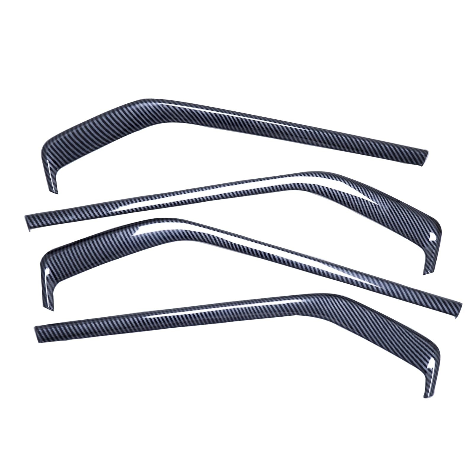 Carbon fiber Barong door panel trim cover for Chevy Colorado and GMC Canyon 2023-2025, featuring sleek, textured finish.