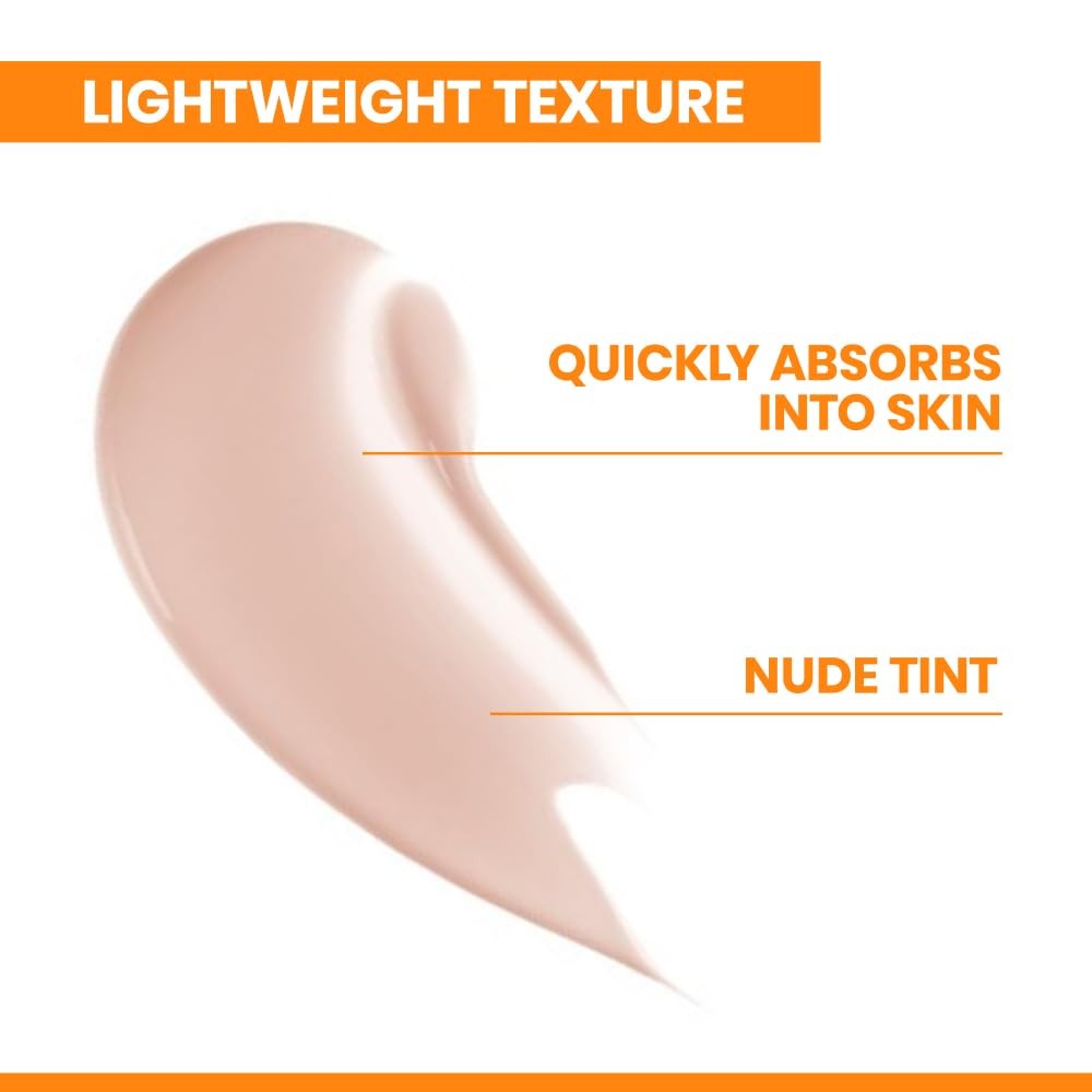 Avène Mineral Sunscreen SPF 50 face lotion, fast-absorbing 100% mineral sunscreen with smooth, lightweight texture on skin.
