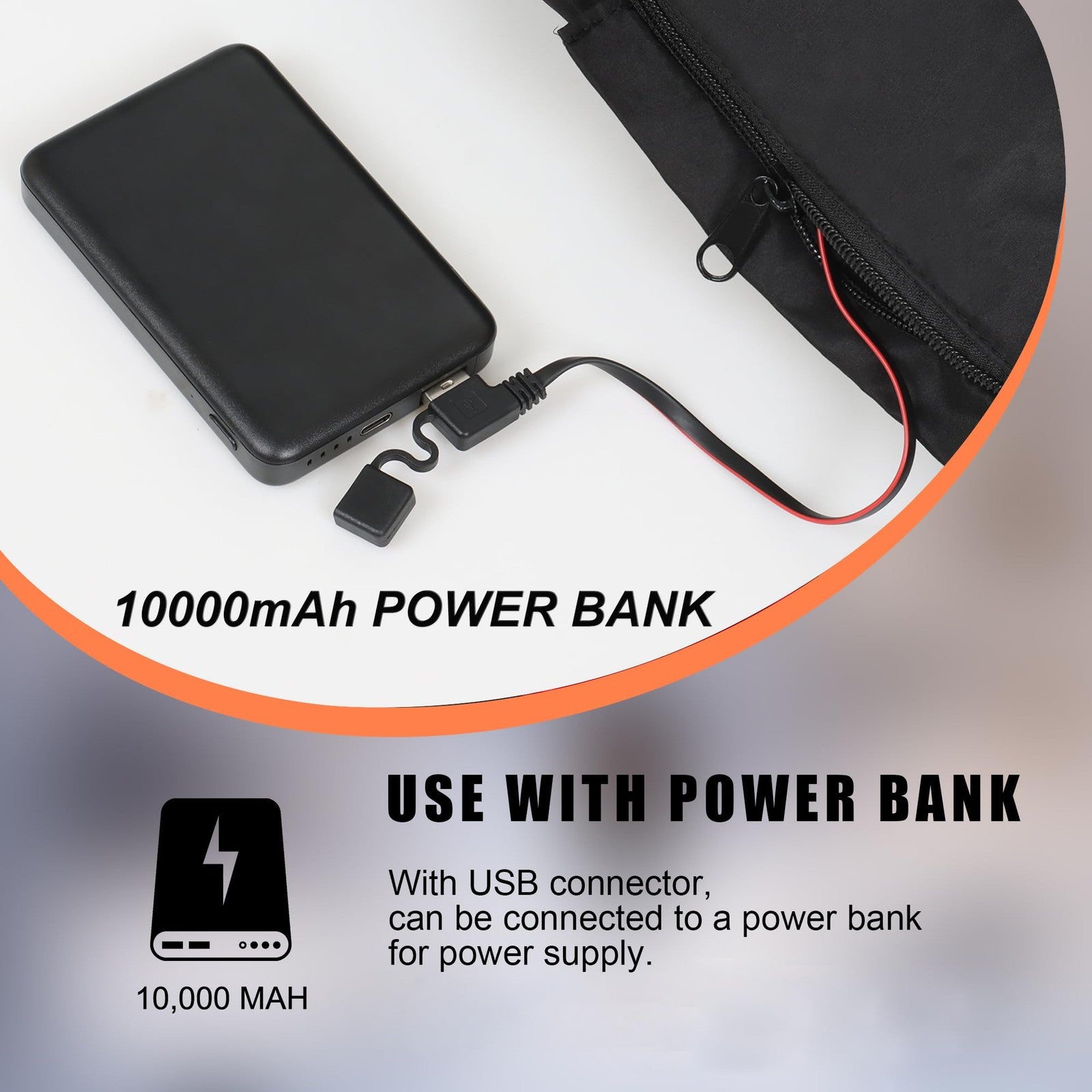 Glowsky electric heated hand warmer pouch for football, double-sided heating, compact and portable for cold weather.