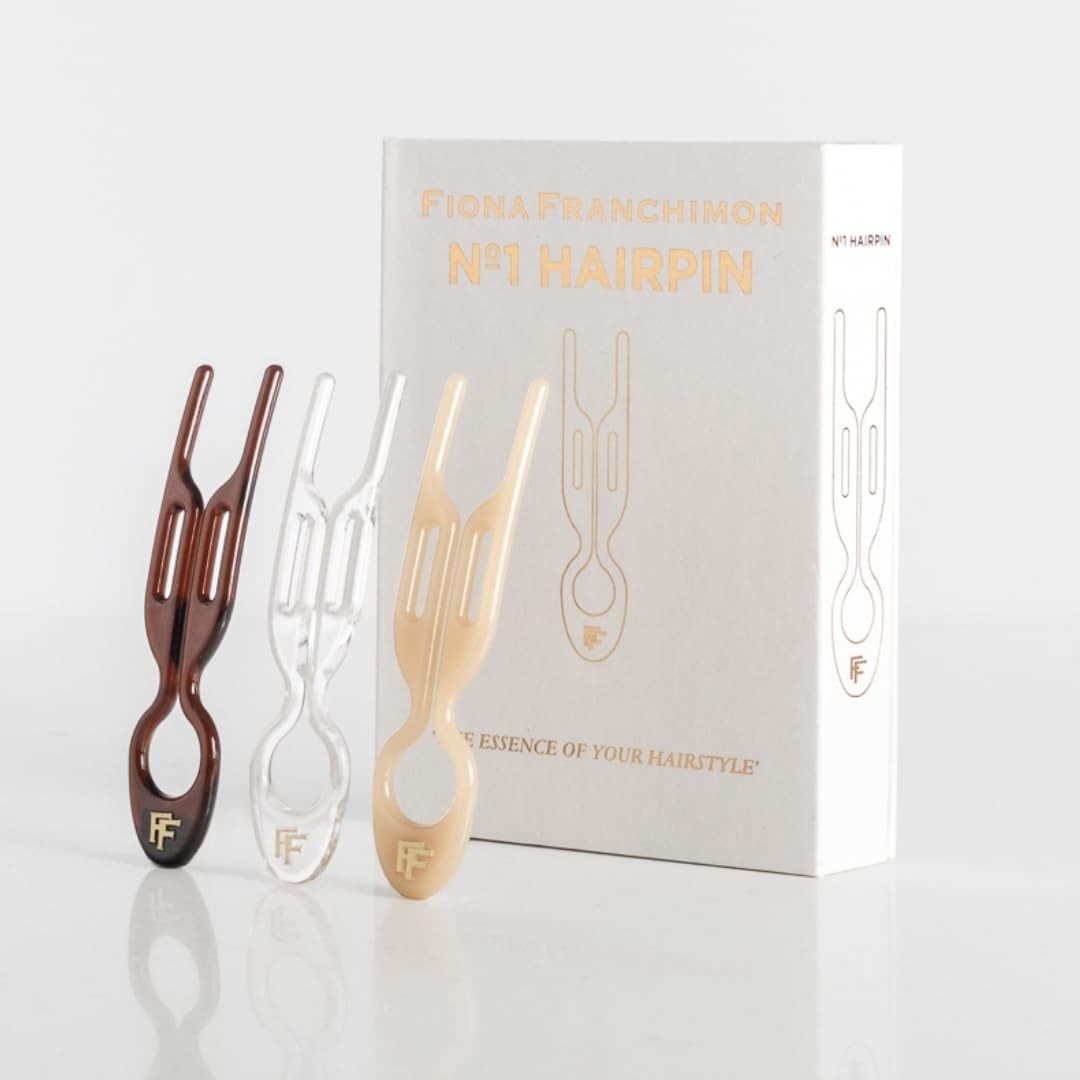 Fiona Franchimon No1 Hairpin from London Collection, used to create stylish updos and add volume to all hair types.