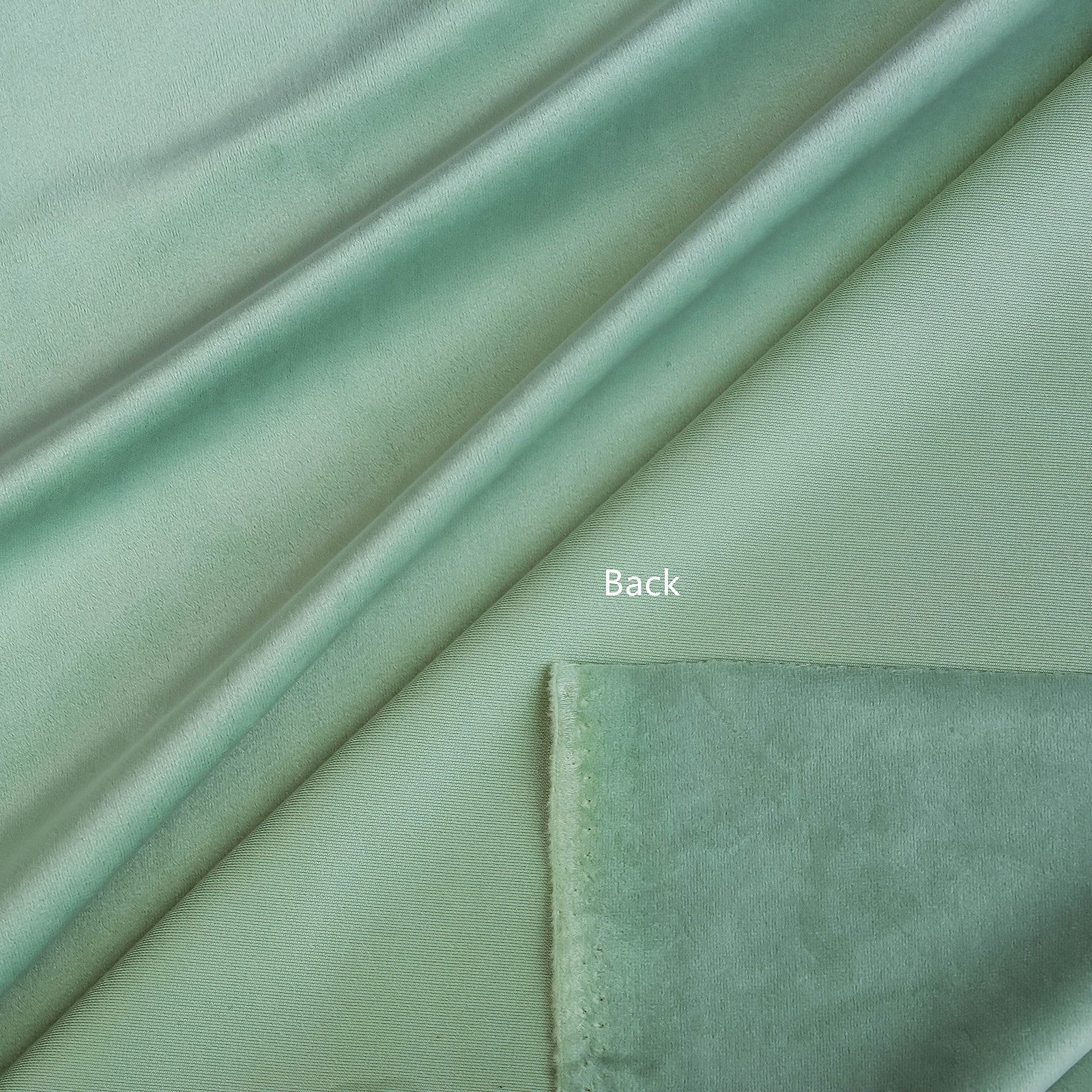 Light pink velvet upholstery fabric by TinaKim, ideal for bench seat DIY repair and upholstery projects.