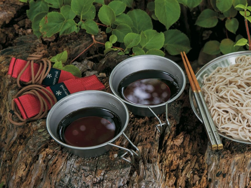 Snow Peak Titanium Sierra Cup, Japanese titanium camping cup with handle, lightweight and durable for outdoor use