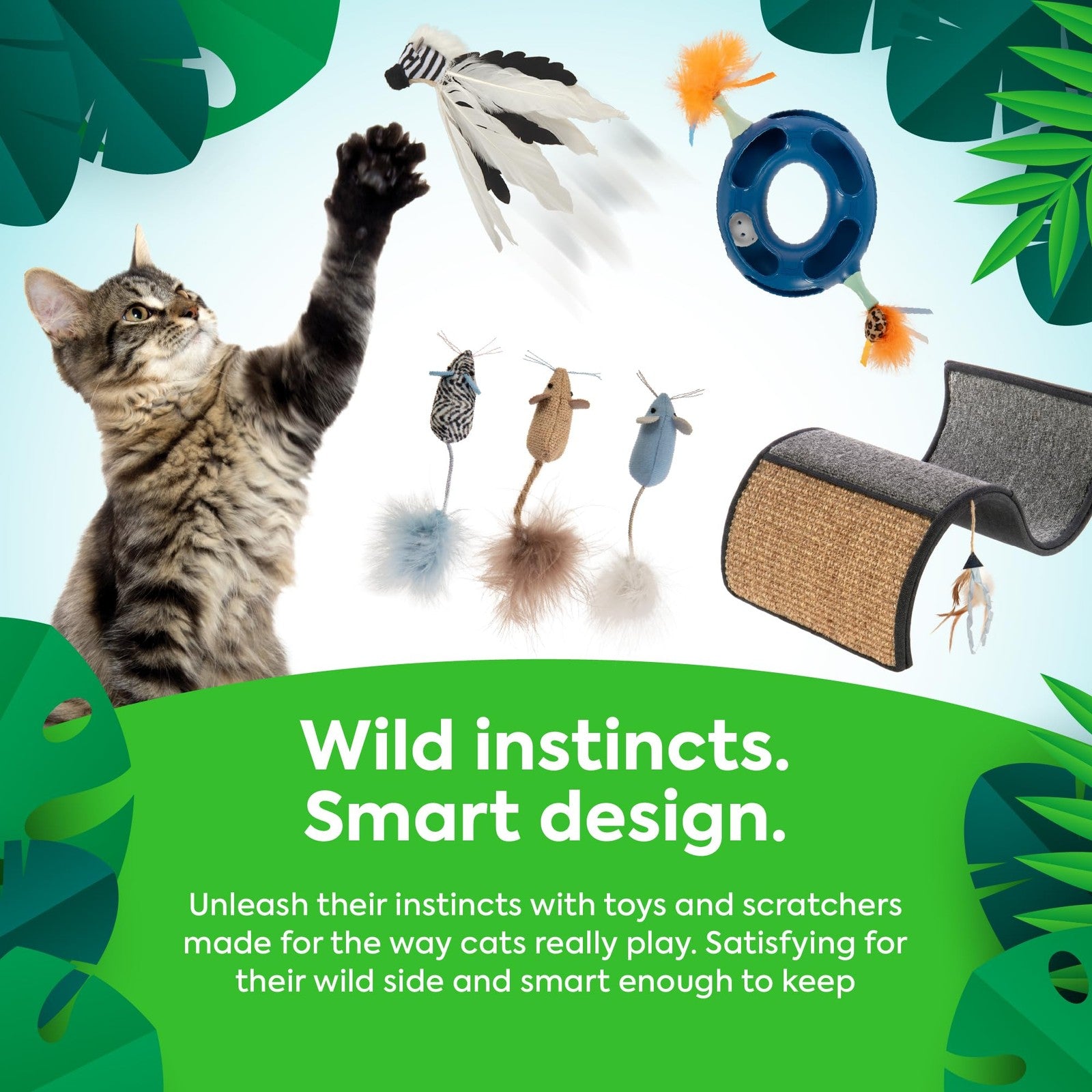 Petlinks Dream Curl Carpet Cat Scratcher with sisal surface and lounge area, infused with catnip for feline entertainment.