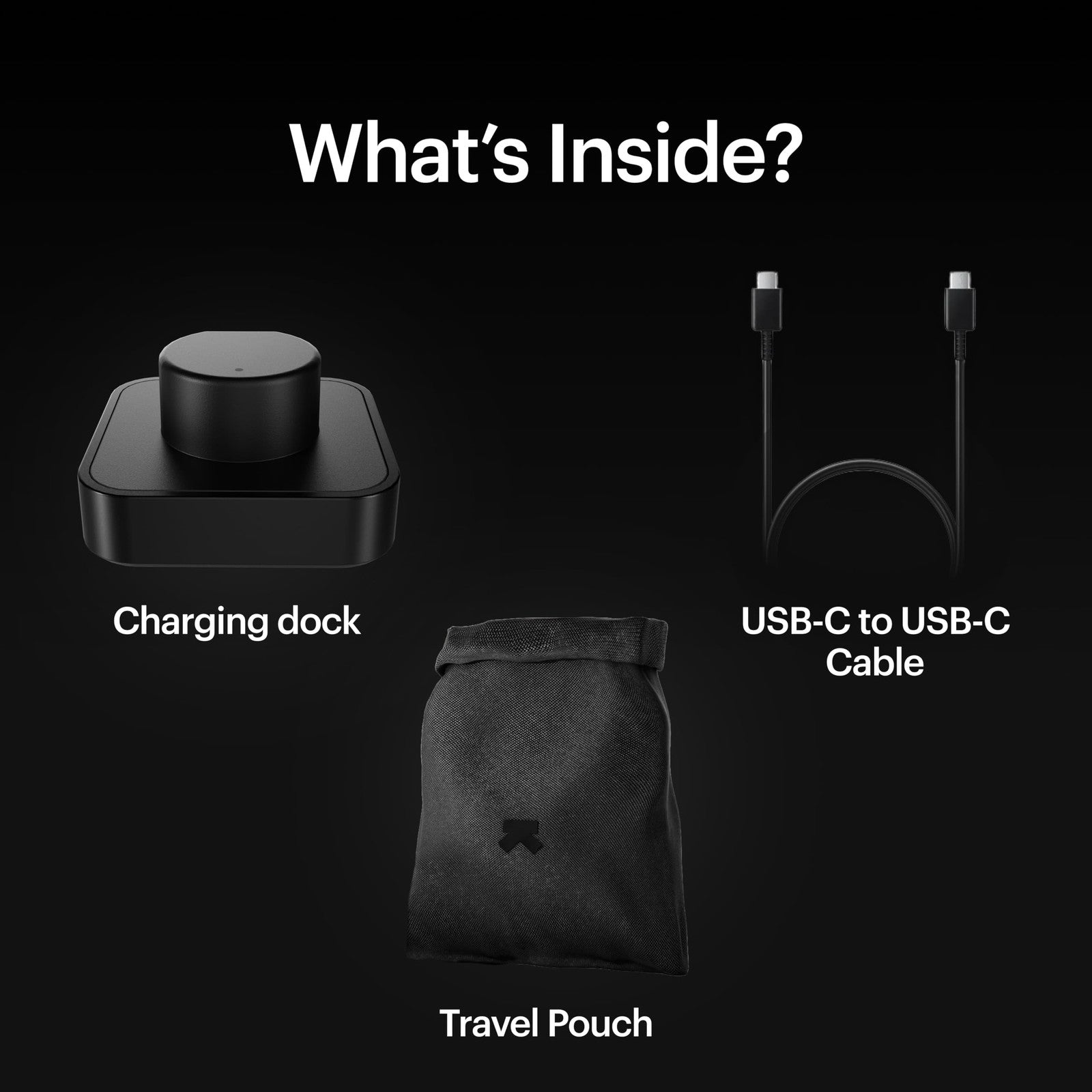 ULTRAHUMAN Ring Charger for Ultrahuman ring, showing the compact charging device with cable and power indicator lights.