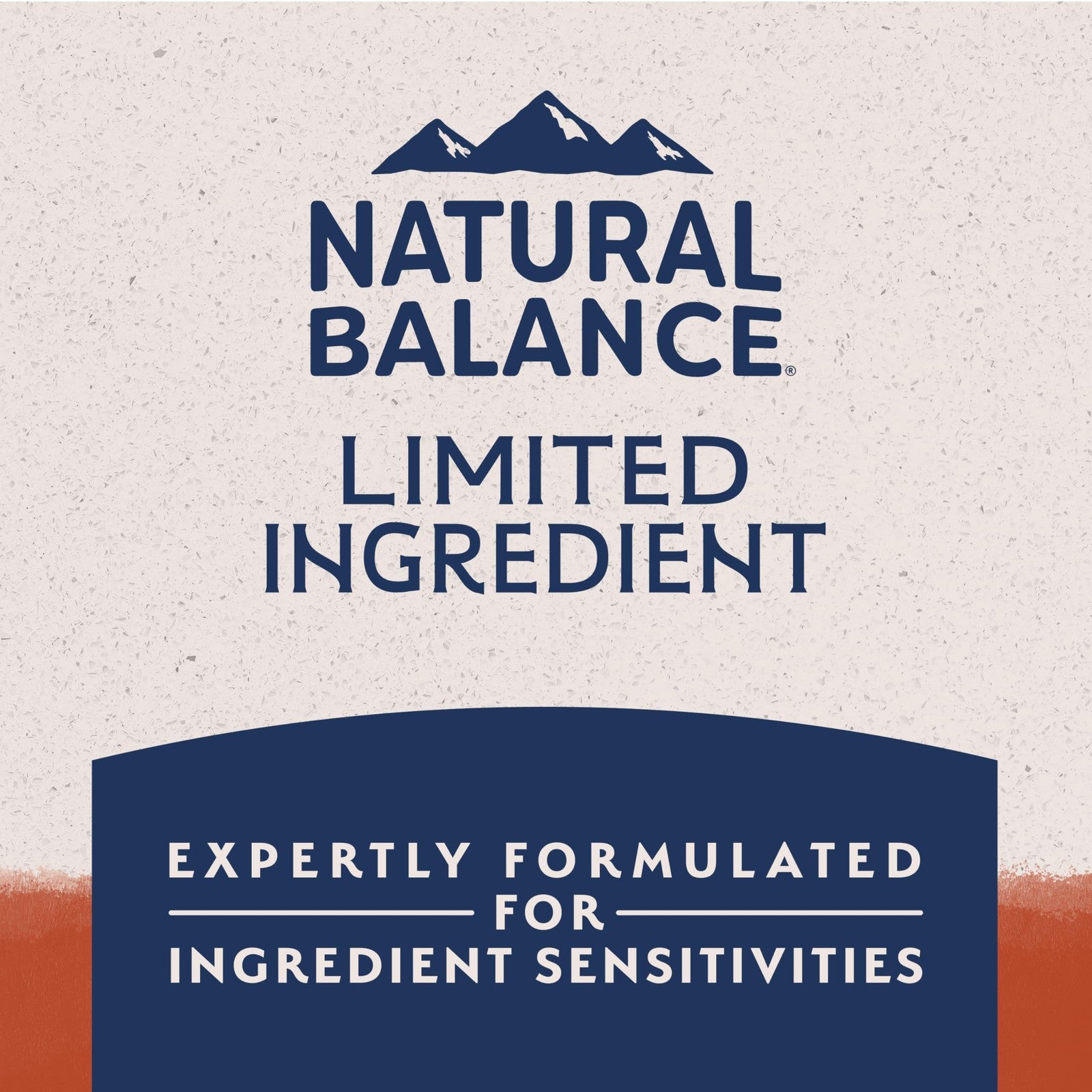 Bag of Natural Balance Limited Ingredient Grain Salmon and Sweet Potato Dry Dog Food with ingredients and branding details visible.